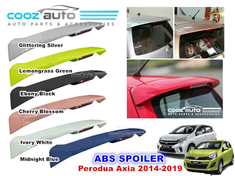 Perodua Axia 2014 - 2019 Rear ABS Spoiler